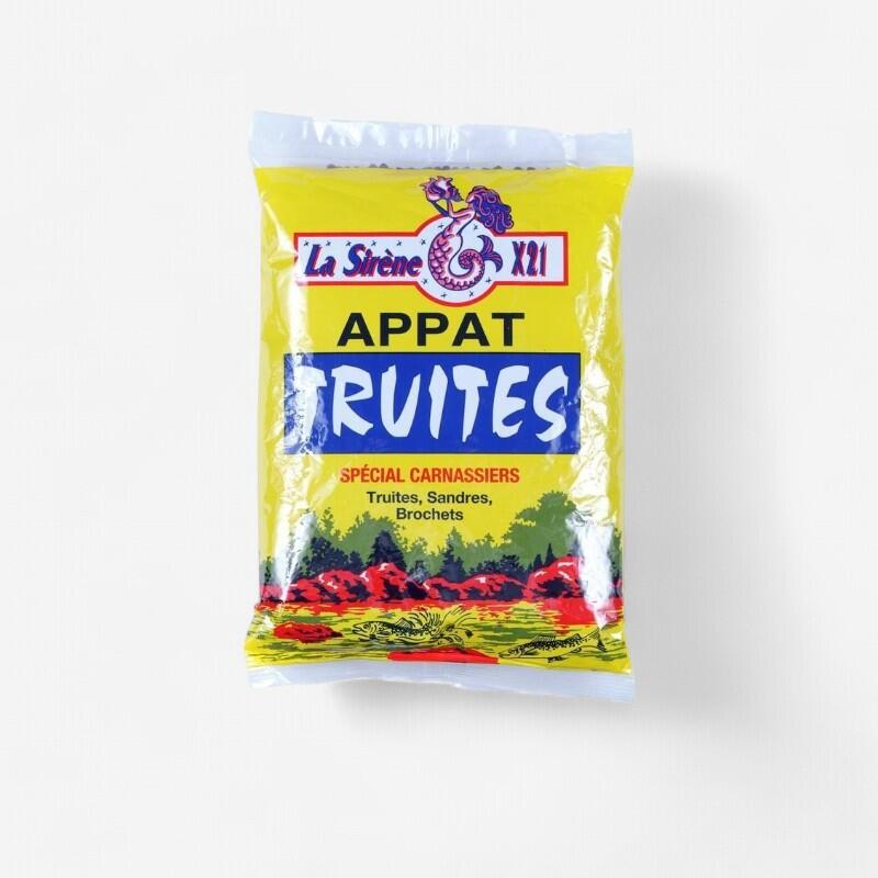 PECHE DE LA TRUITE EN ETANG AUX APPATS GRANULES TRUITE 0,5KG