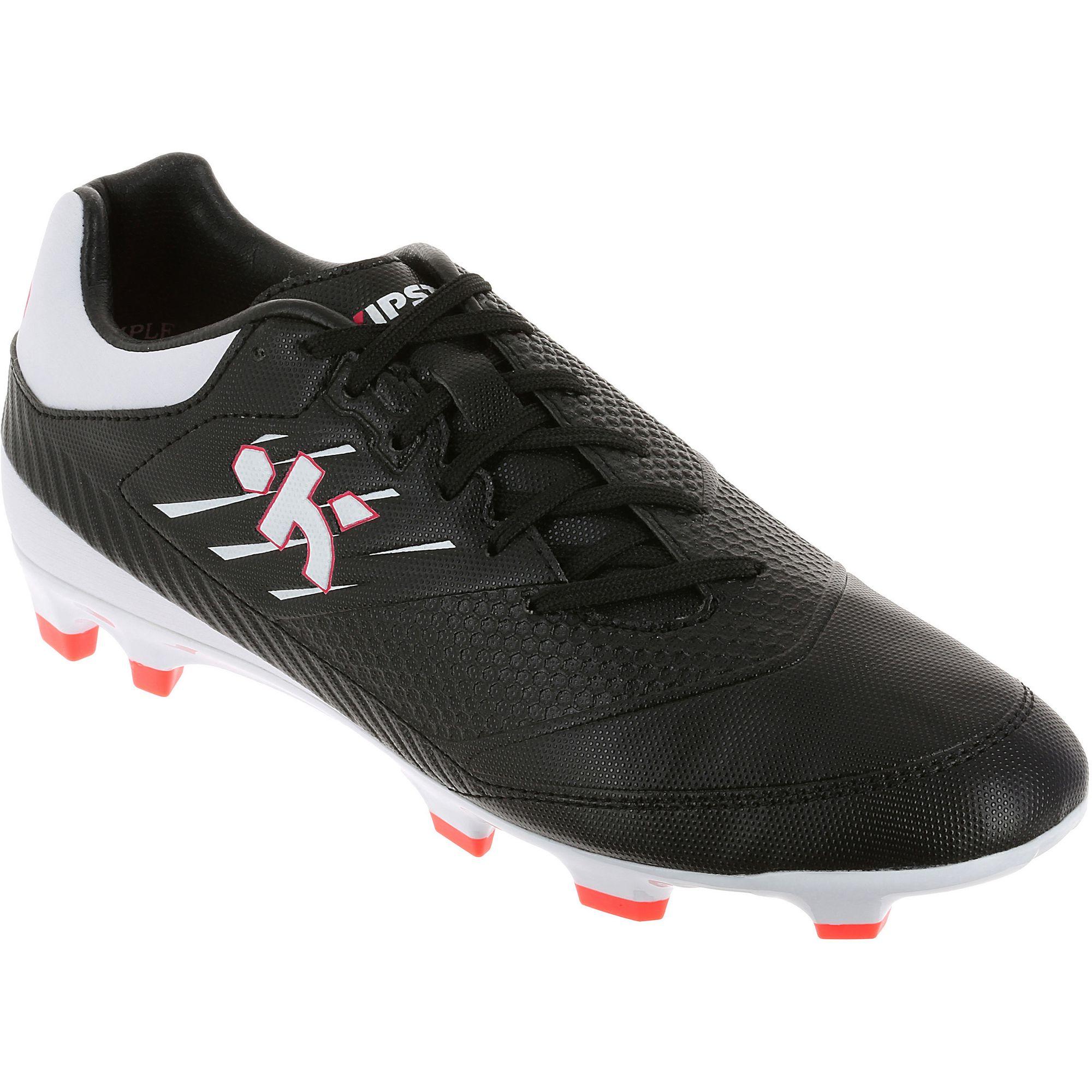 Skill 500 FG Junior Rugby Boots - Black/White 2/9