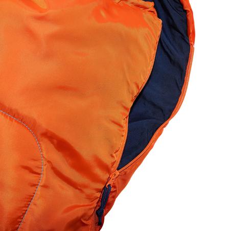 FORCLAZ Hiking Sleeping Bag 15° Orange