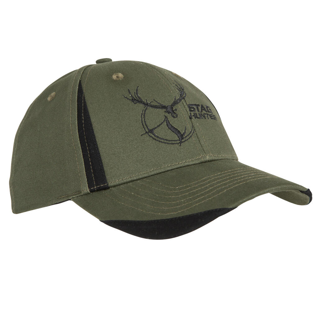 Hunting cap steppe flex green and black