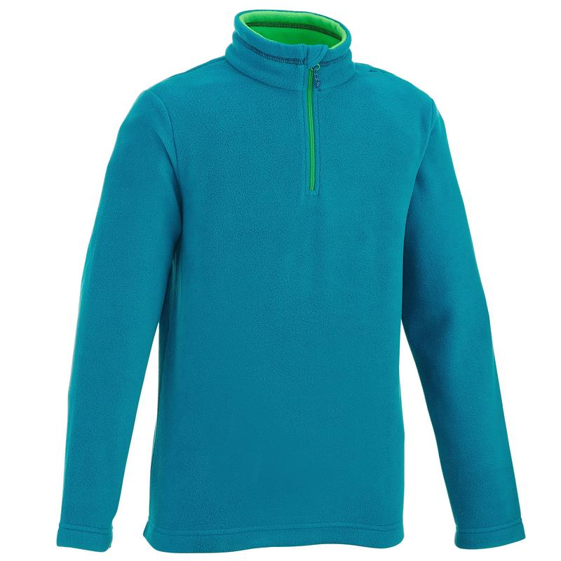 Polaire de randonnée RANDONNÉE 100 Garçon Bleu Polaire de randonnée RANDONNÉE 100 Garçon Bleu