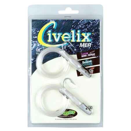 Civelix 16cm pearl x2 sea fishing lure