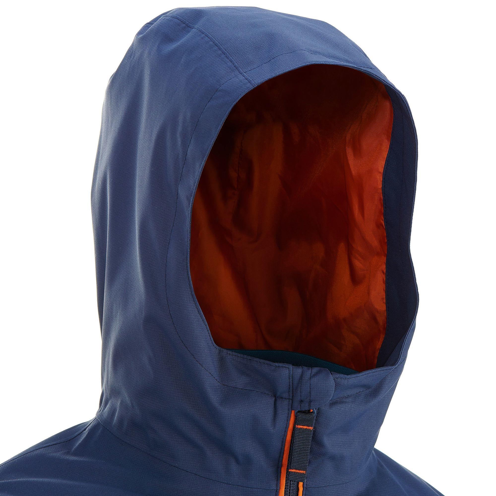 Hike 500 3-in-1 Boys' Warm Waterproof Hiking Jacket - Blue 7/19