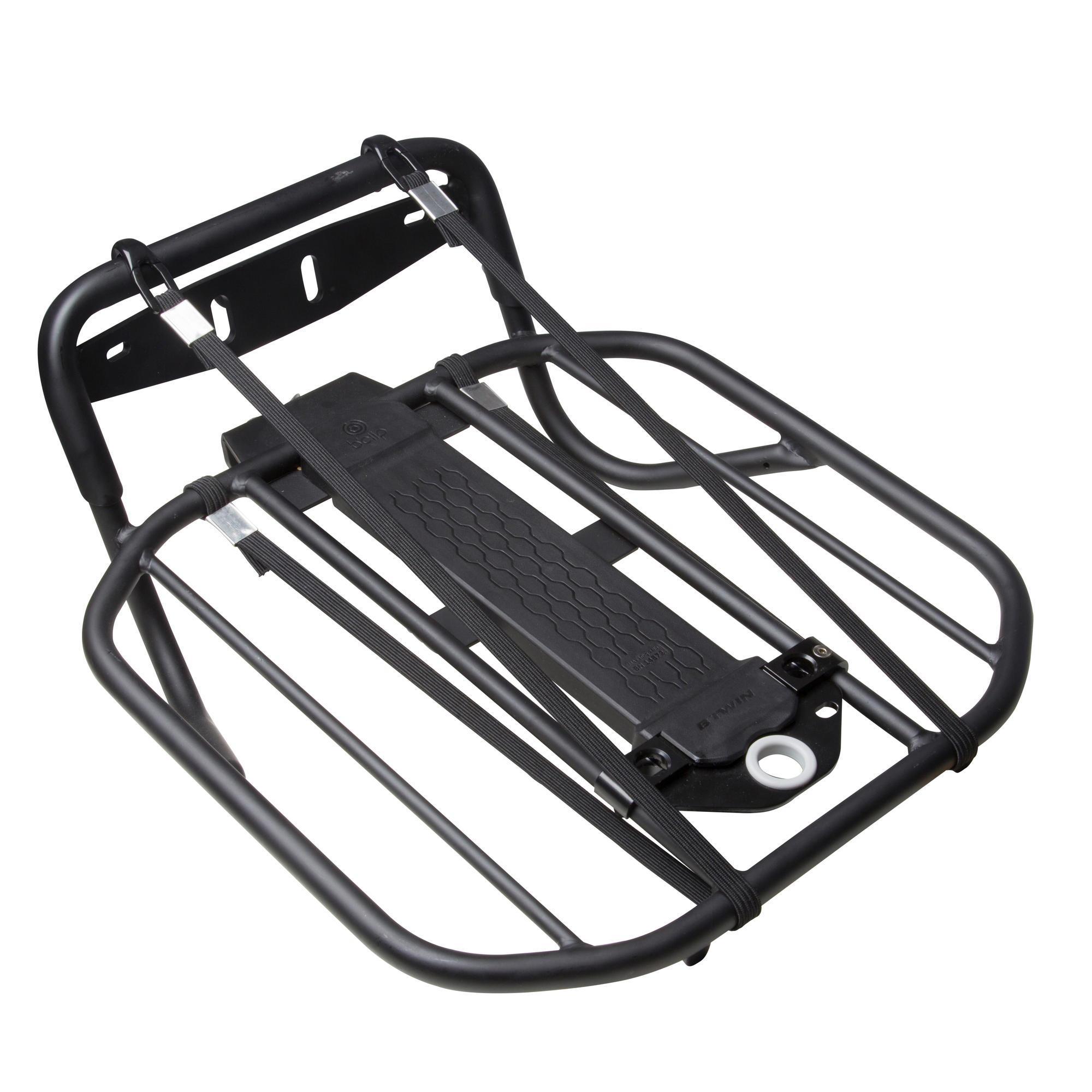 ELOPS Voordrager fiets 900 OneSecondClip aluminium | Decathlon