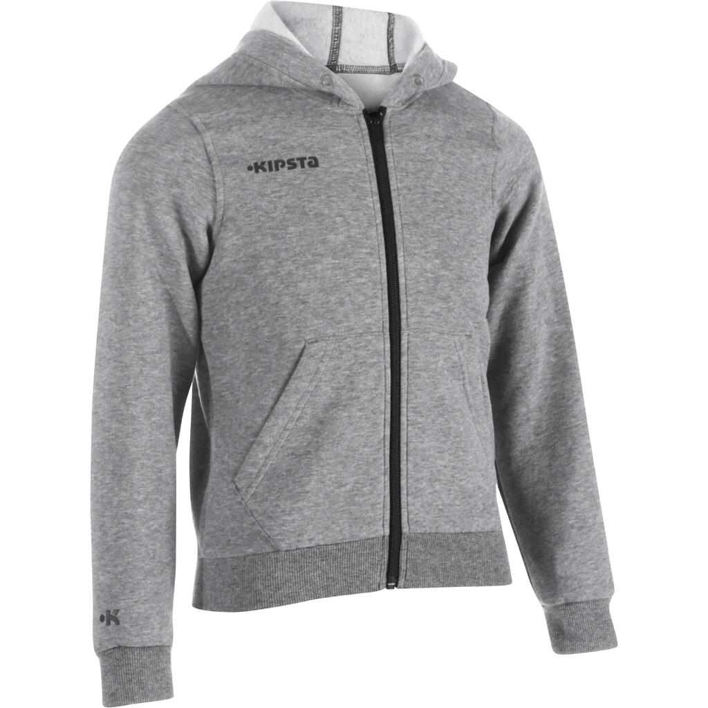 B300 junior basketball hoody jacket - grey