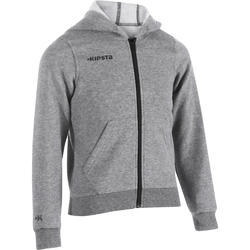 Veste capuche basketball enfant B300 gris
