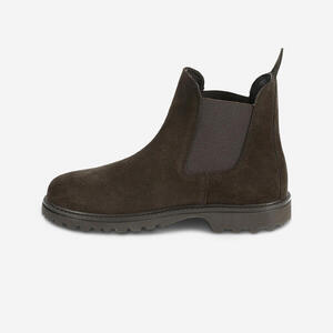 Botines equitación fouganza sentier adulto marrón piel