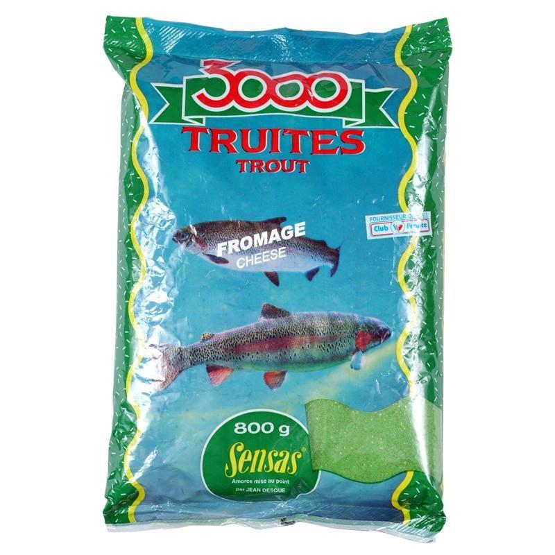 CEBO PESCA DE LA TRUCHA CON FLOTADOR 3000 TRUCHA QUESO
