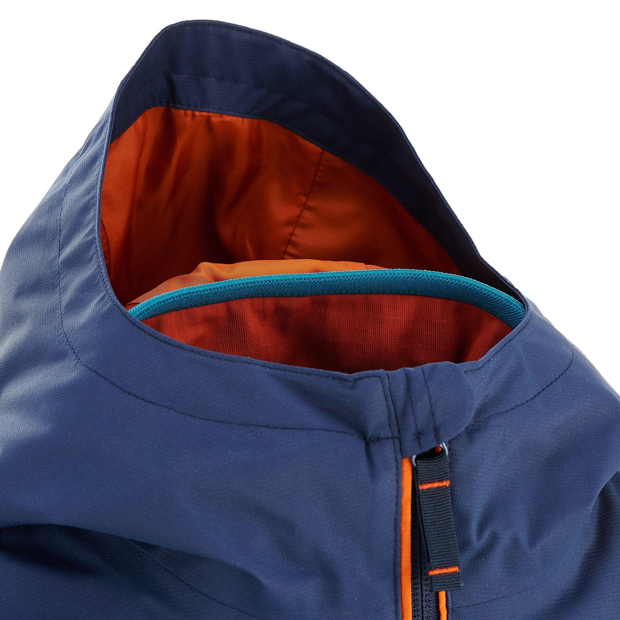 Hike 500 3-in-1 Boys' Warm Waterproof Hiking Jacket - Blue 8/19