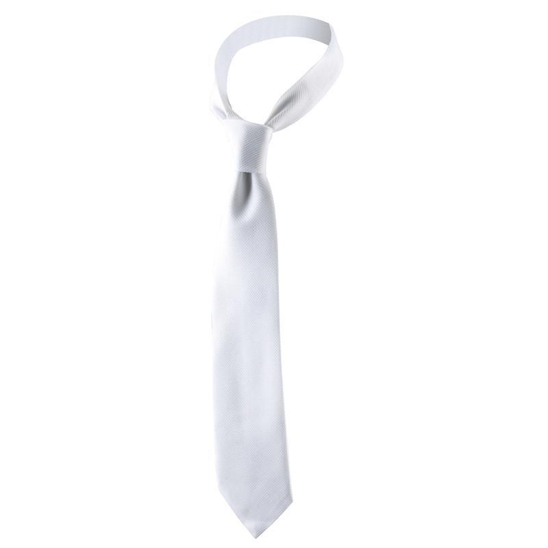 Pánská kravata na závody bílá