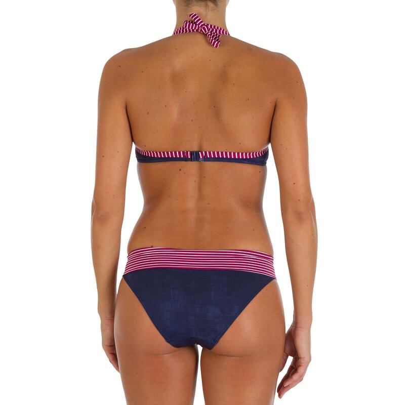 Haut de maillot de bain femme bandeau avec armatures LEA KENY lien cou amovible