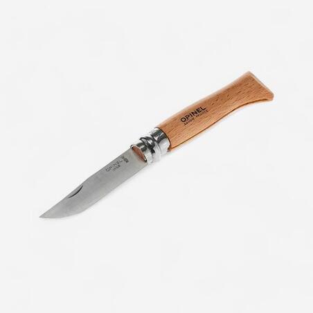 Jaktkniv fällbar 8 cm Opinel rostfritt stål nr 7