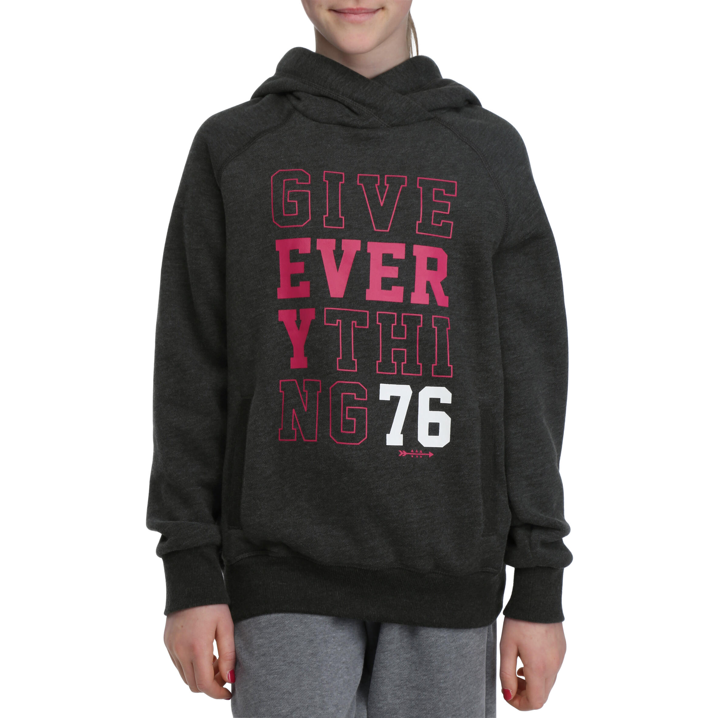 Girls' Gym Sweatshirt - Grey 2/14