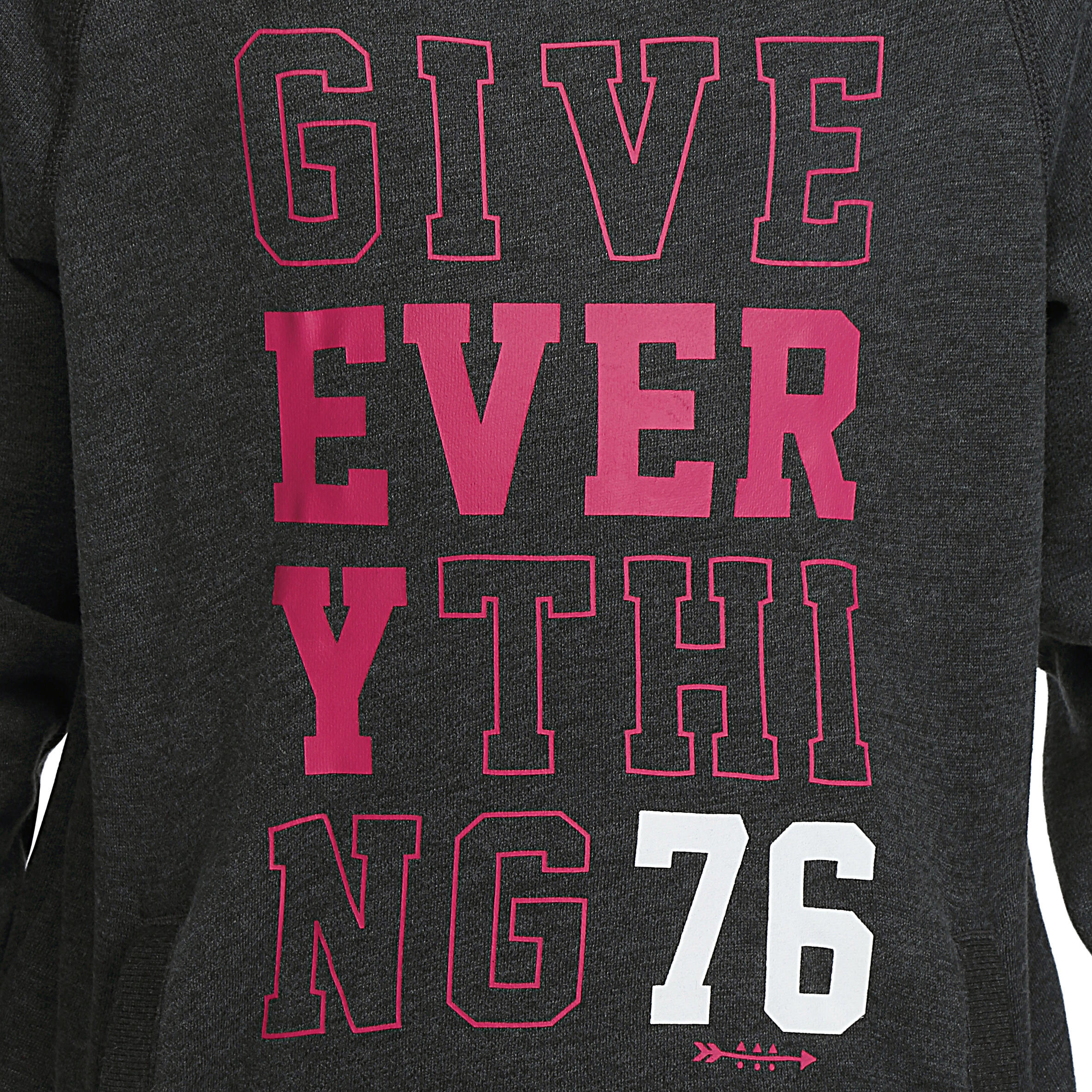 Girls' Gym Sweatshirt - Grey 11/14