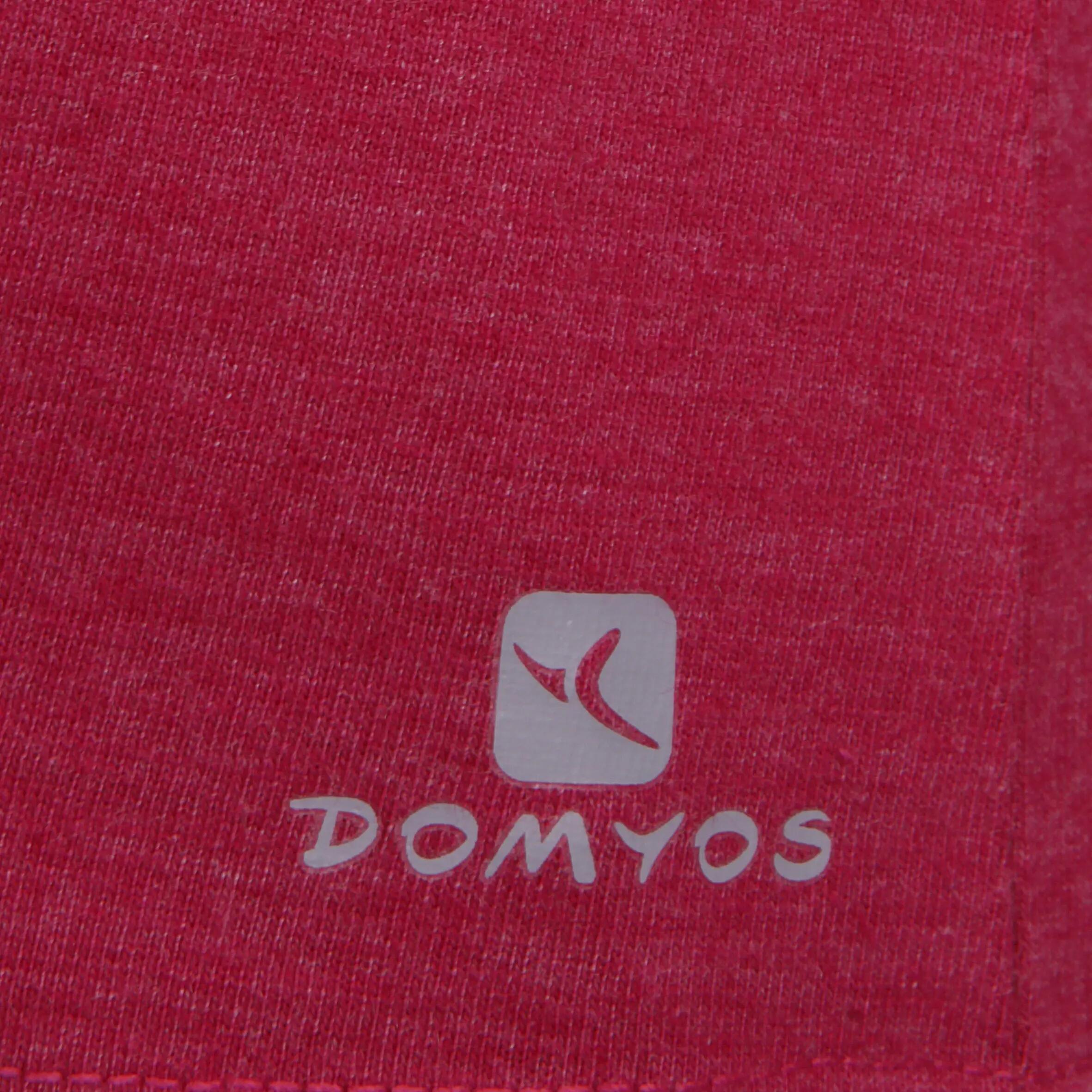 Girls' Gym Long-sleeved T-shirt - Pink 10/10