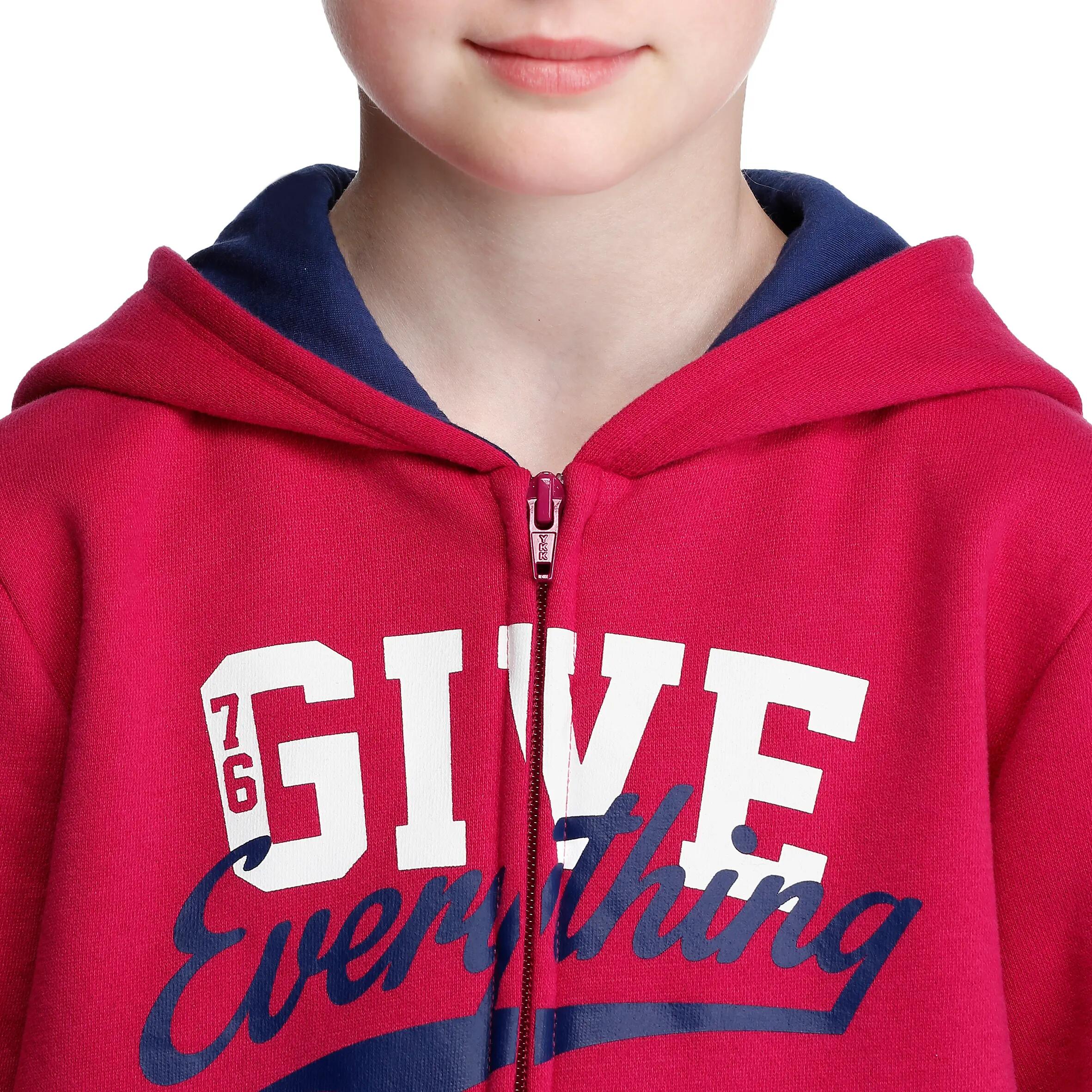 Comfort Girls' Zip-Up Fitness Jacket - Pink 6/14