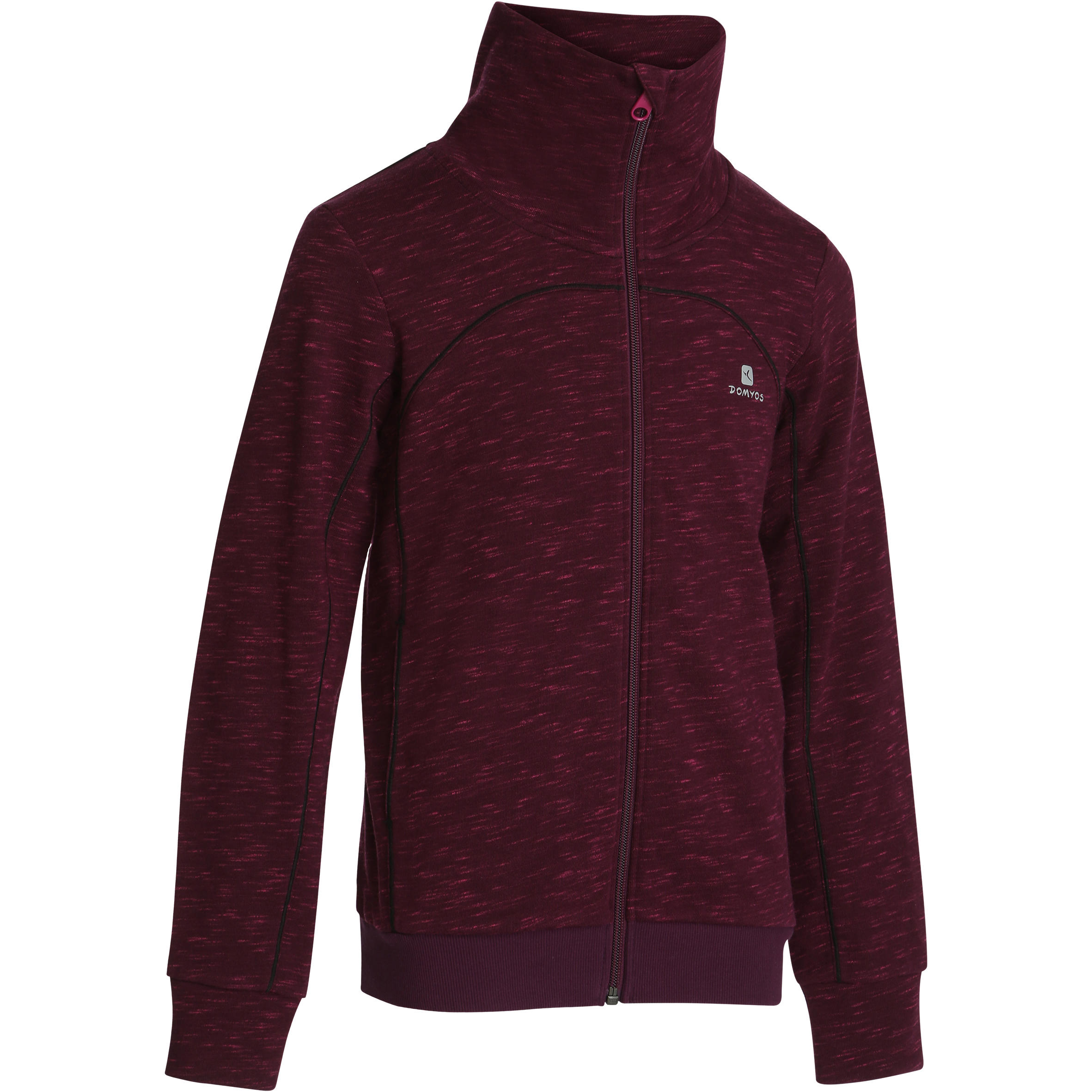 Girls' Gym French Terry Jacket - Purple 1/16