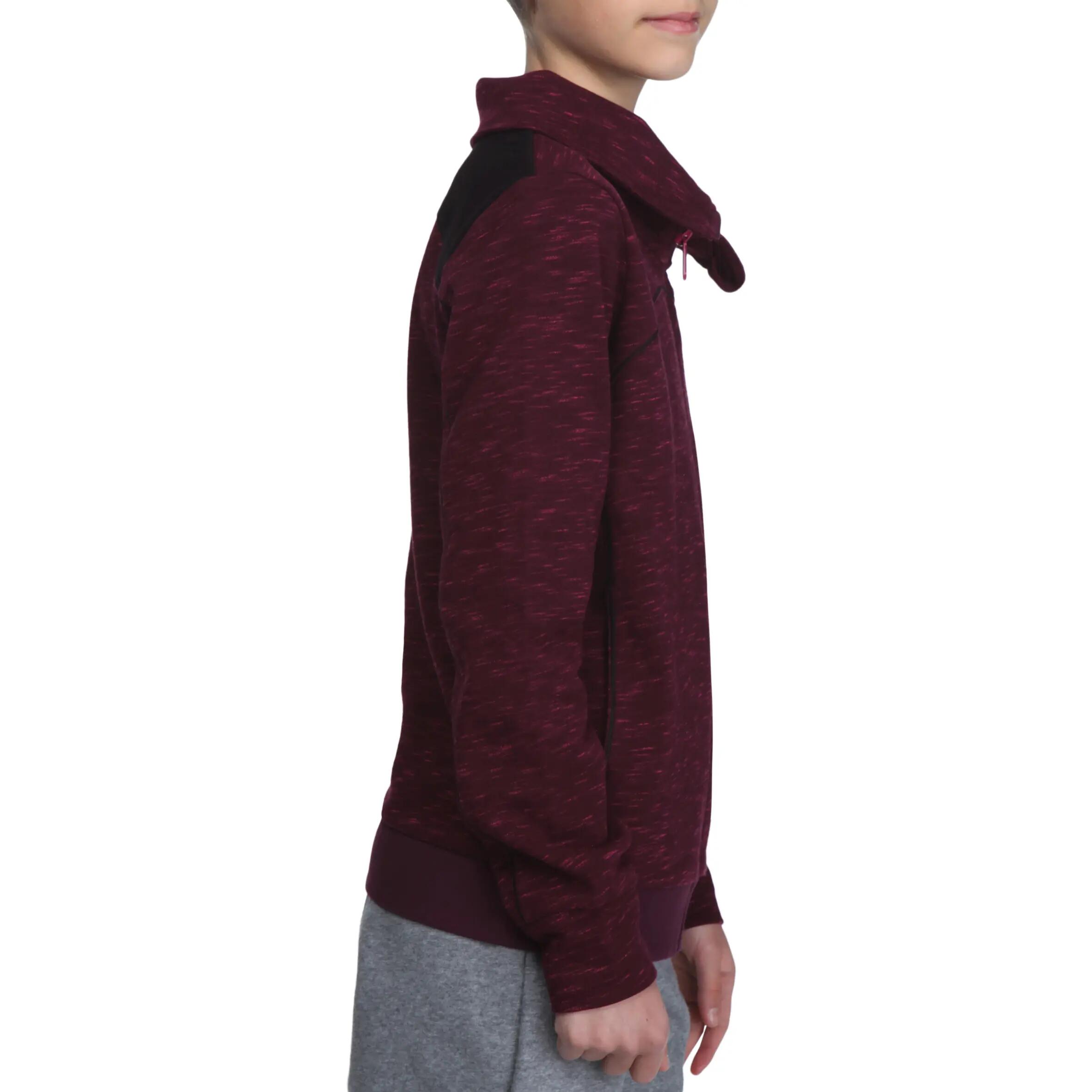 Girls' Gym French Terry Jacket - Purple 3/16