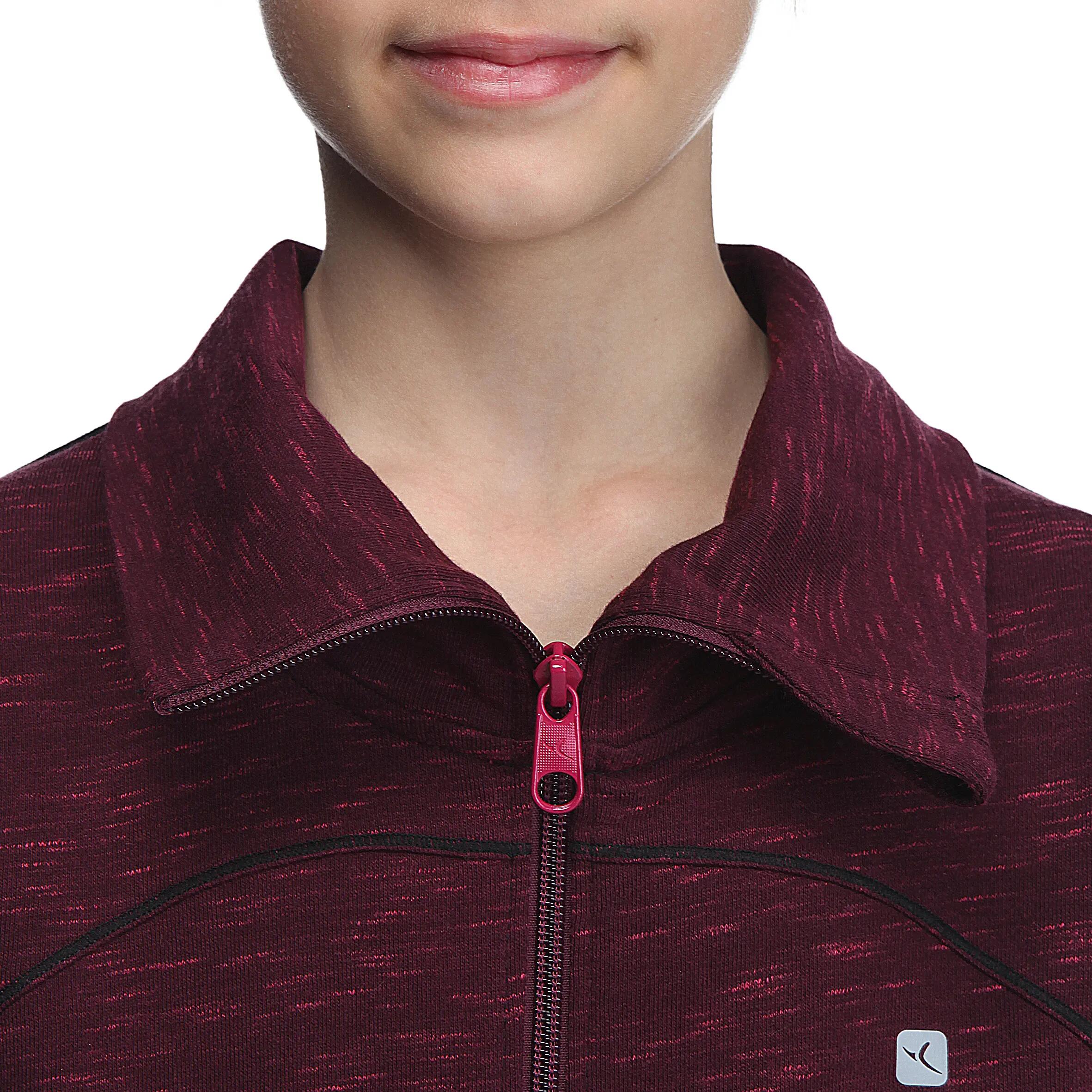Girls' Gym French Terry Jacket - Purple 6/16