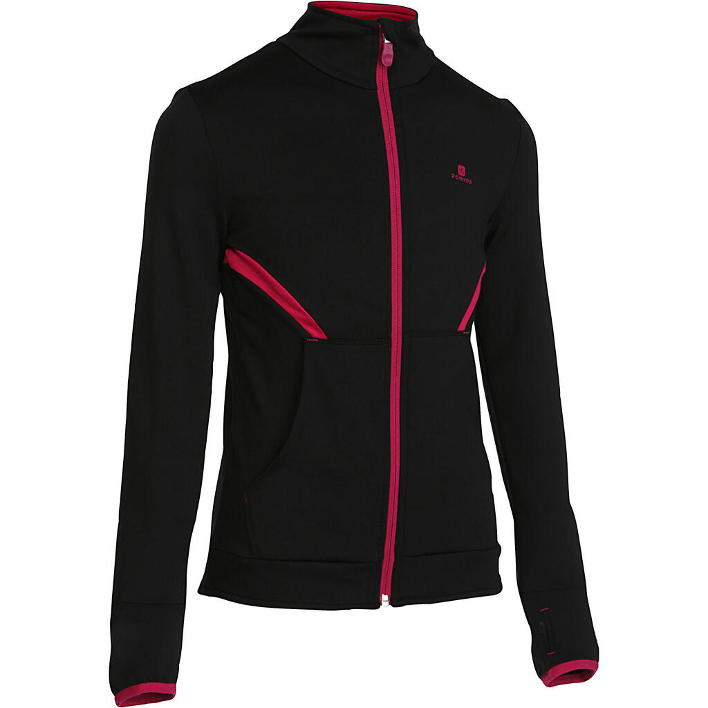 Energy girls' fitness jacket - black