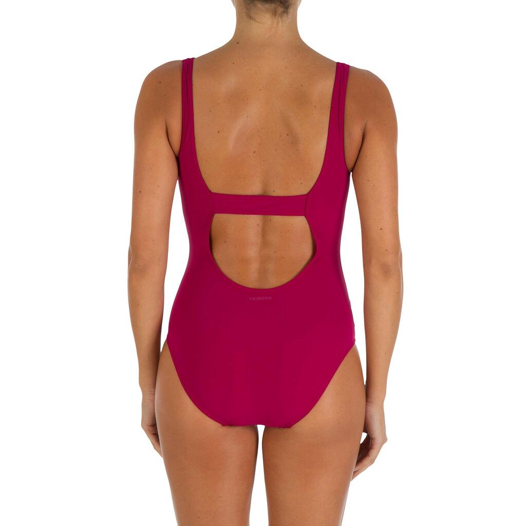 Sport basic women's one-piece swimsuit - Pink