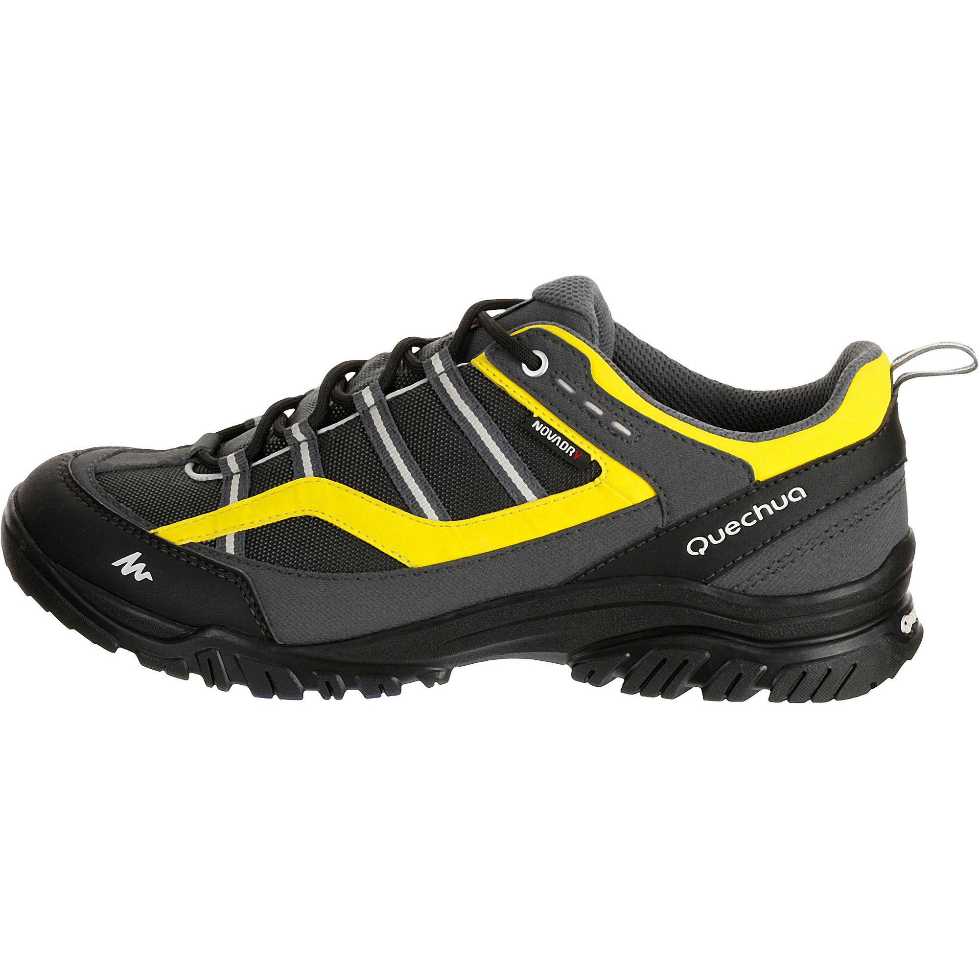 Arpenaz 100 Waterproof Men's hiking shoes - Yellow 8/15