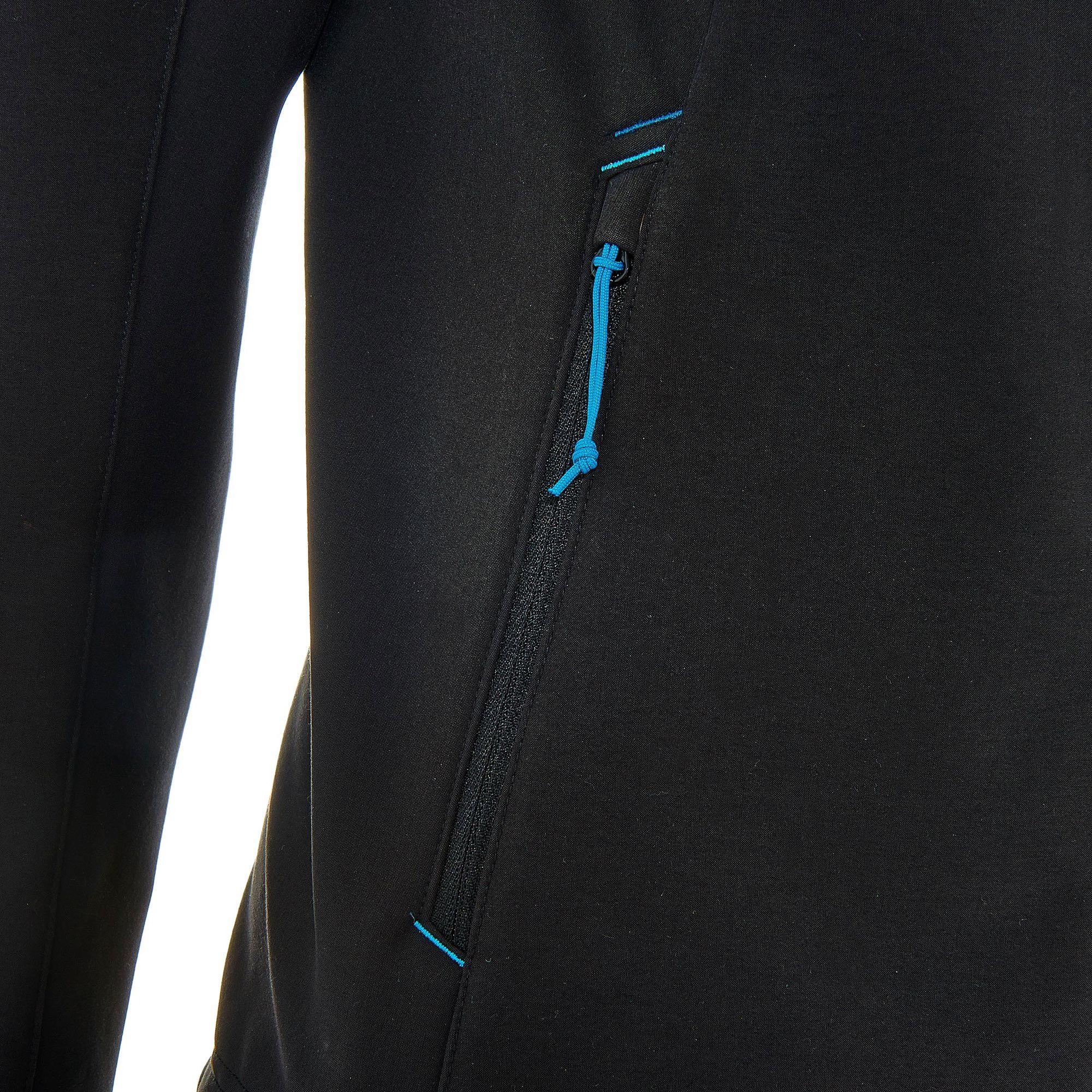 Women's WindWarm 100 Hiking Softshell Jacket - Black 8/13