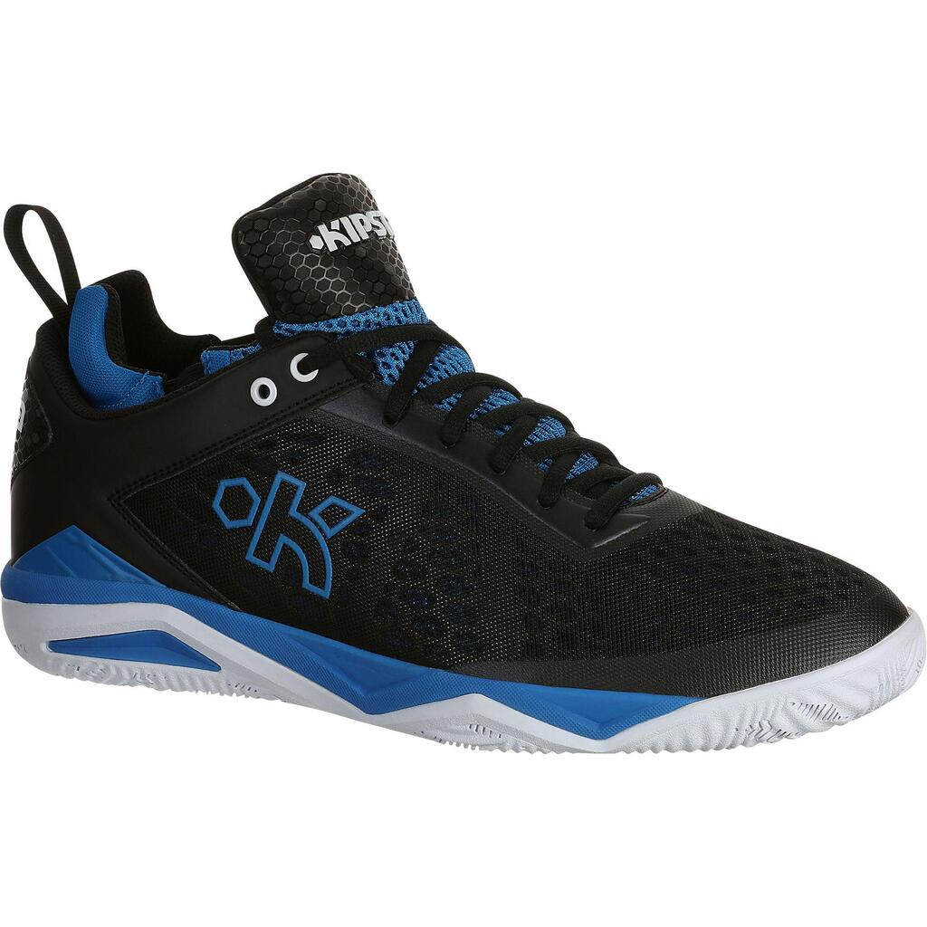 Kipsta kipfly adult basketball trainers black blue