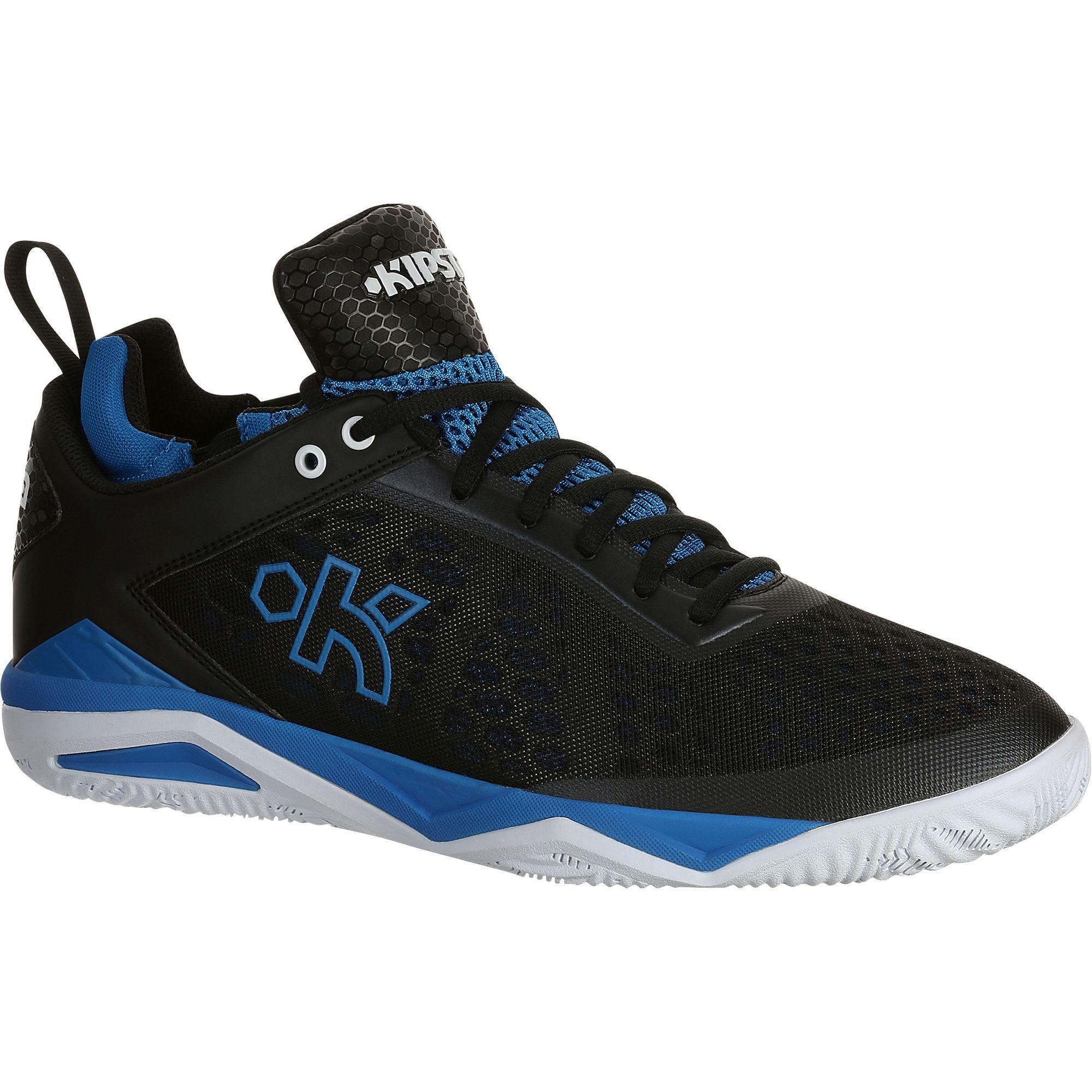 Kipsta Kipfly Adult Basketball Trainers Black Blue 1/9