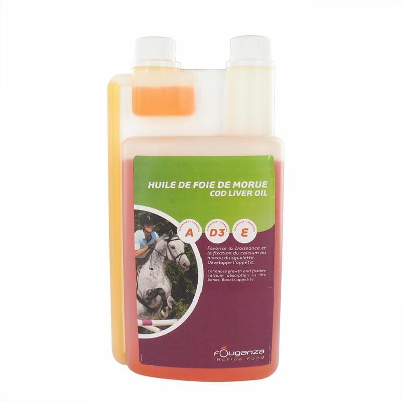 Complément alimentaire pour chevaux HUILE DE FOIE DE MORUE Complément alimentaire pour chevaux HUILE DE FOIE DE MORUE