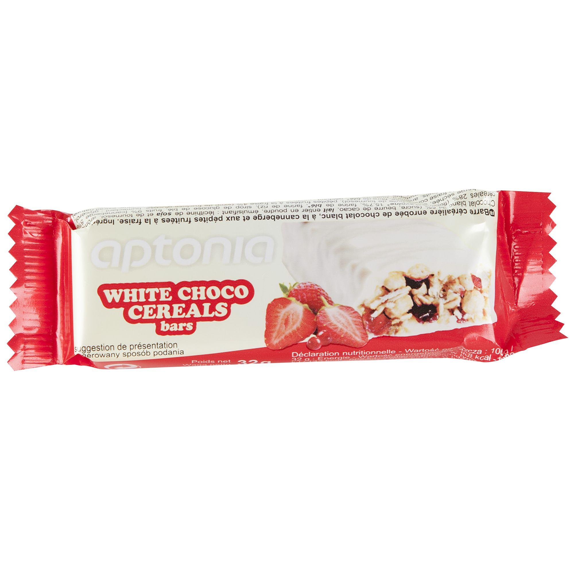 APTONIA Choco Cereals White Chocolate Coated Cereal Bar 32g - Red Berries