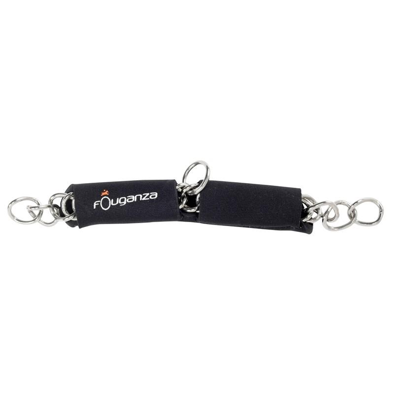 Horseback Riding Neoprene Curb Chain Cover for Horse - Black Horseback Riding Neoprene Curb Chain Cover for Horse - Black