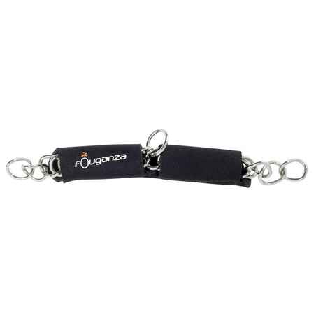 Horse Riding Neoprene Curb Chain Cover For Horse - Black