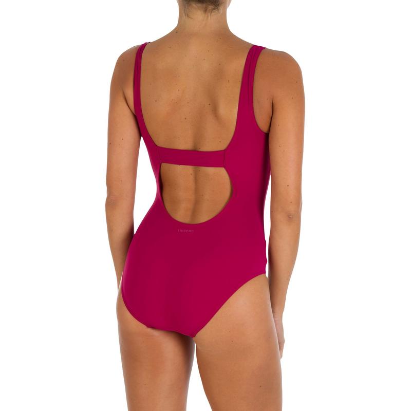 Maillot de bain 1 Pièce femme Sport basic rose - Decathlon ...