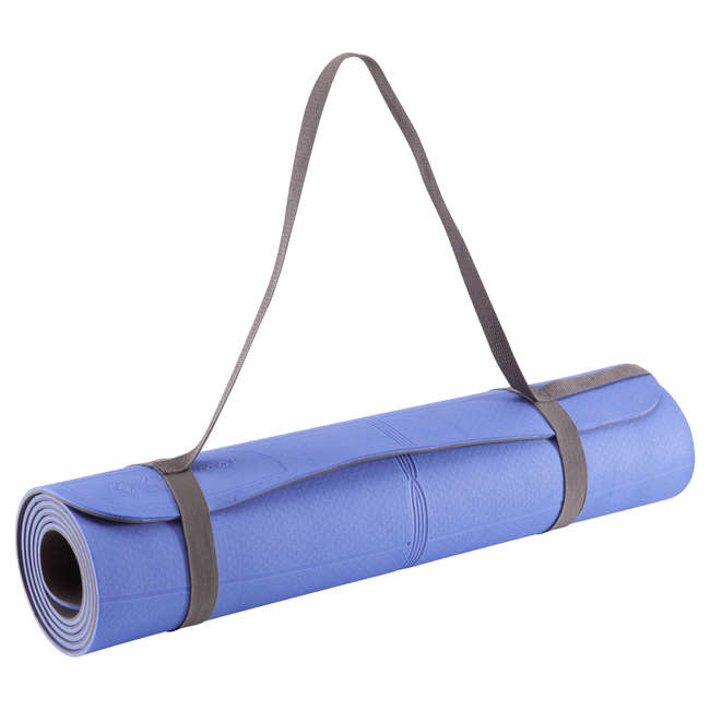 DOMYOS Gentle Yoga Mat 5mm - Blue | Decathlon
