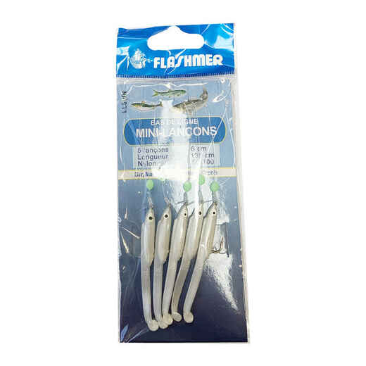 
      Mini Sand Eels Leaders 5 x No. 6 Hooks Sea Fishing
  