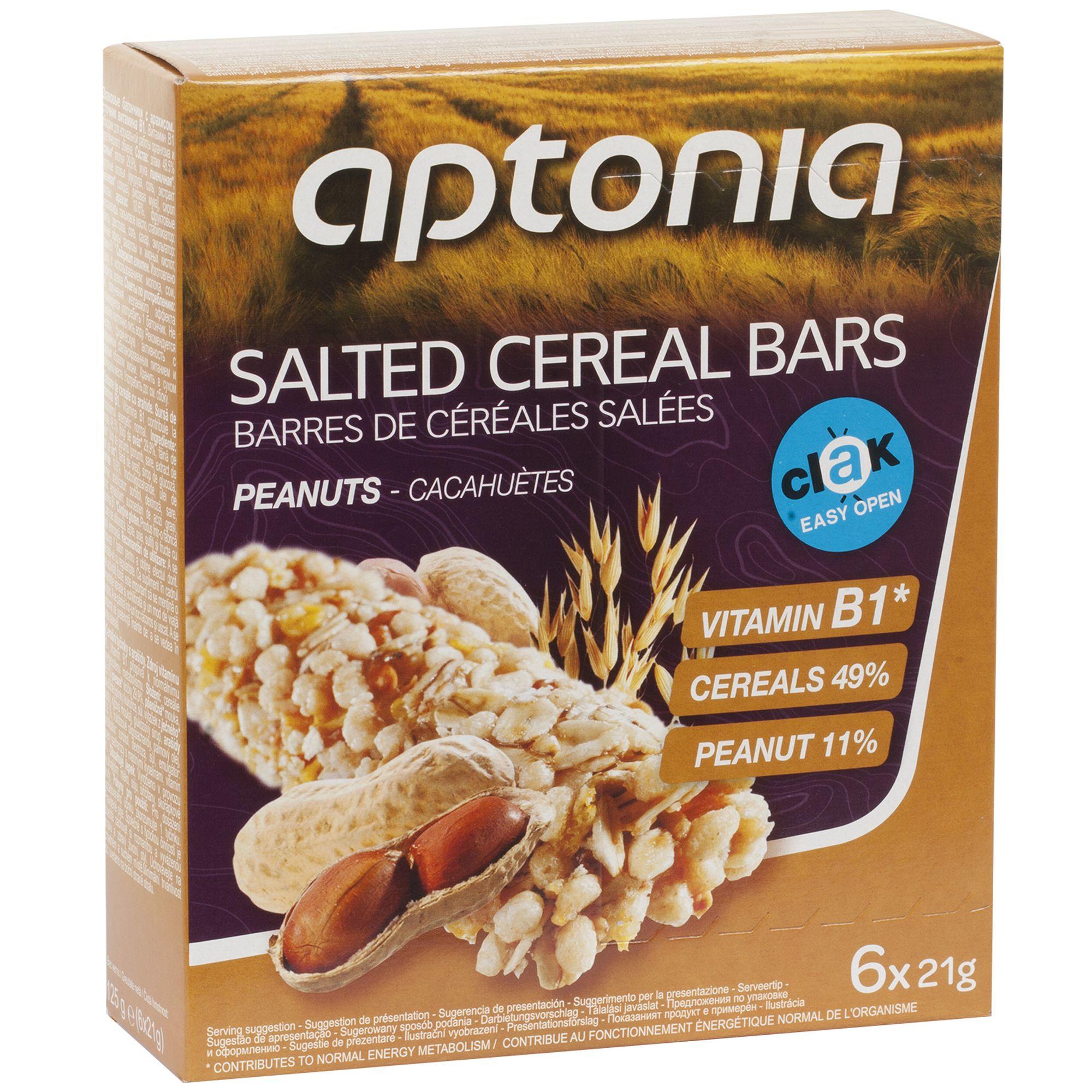 CLAK Cereal bars 6x21g - Peanut APTONIA 