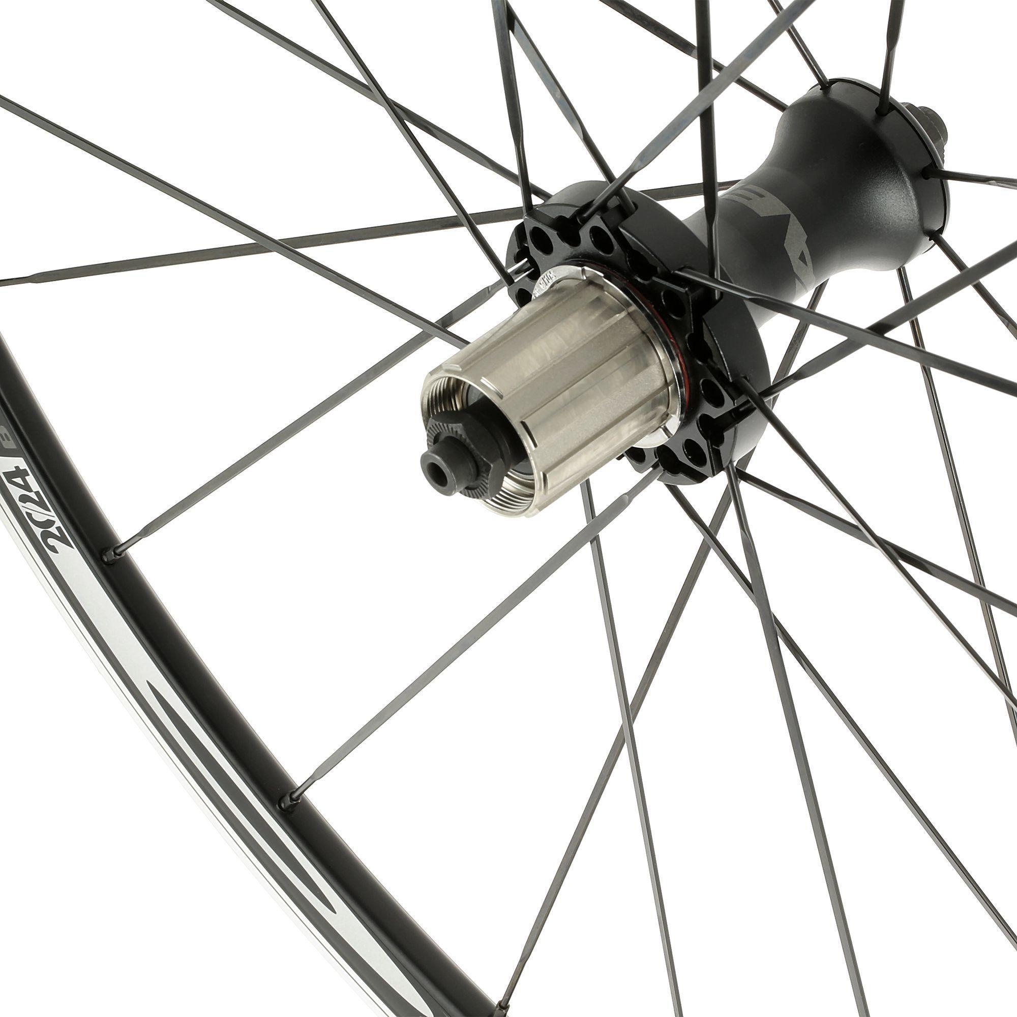 Ruota 700 AERO nera posteriore BTWIN | DECATHLON