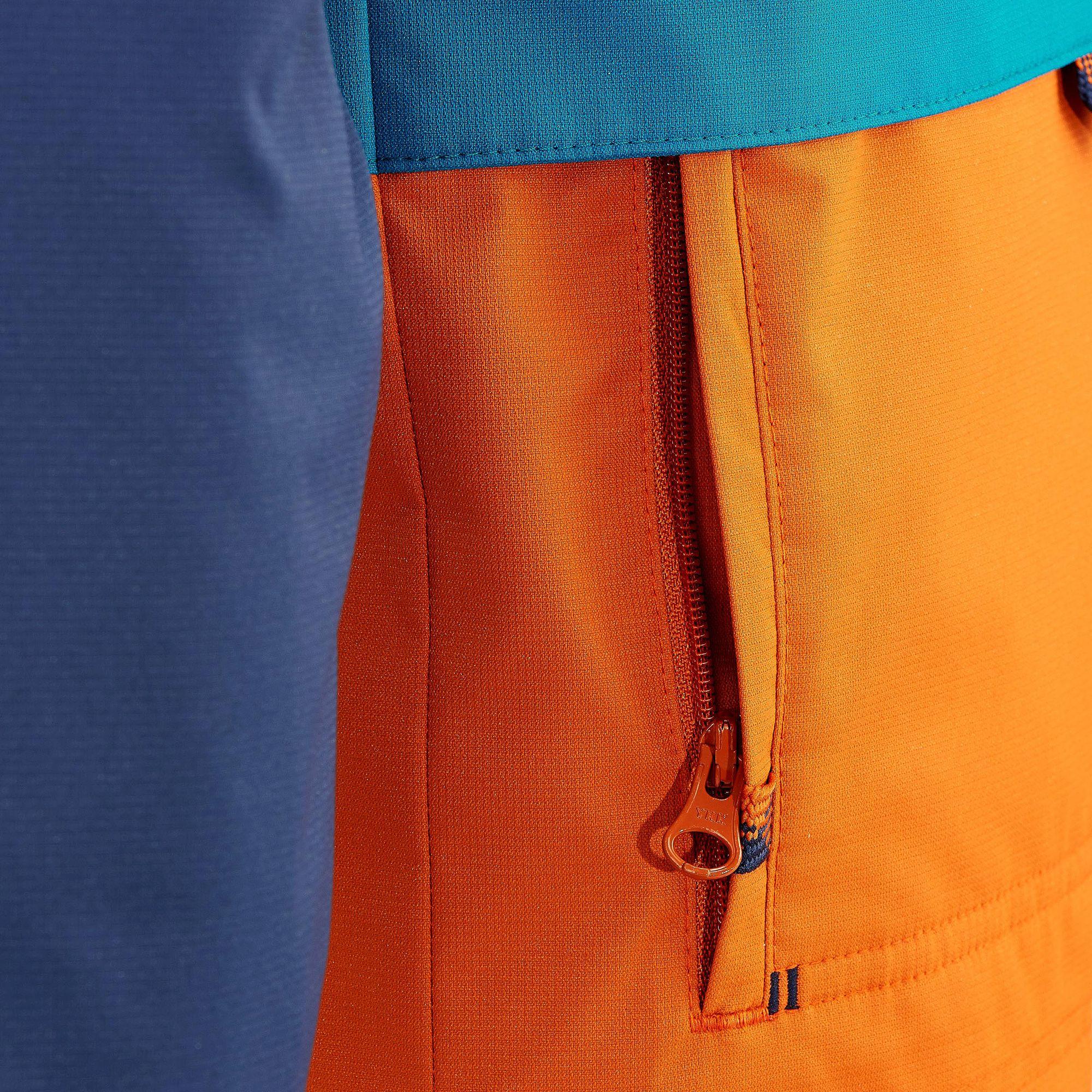 Hike 500 3-in-1 Boys' Warm Waterproof Hiking Jacket - Blue 10/19