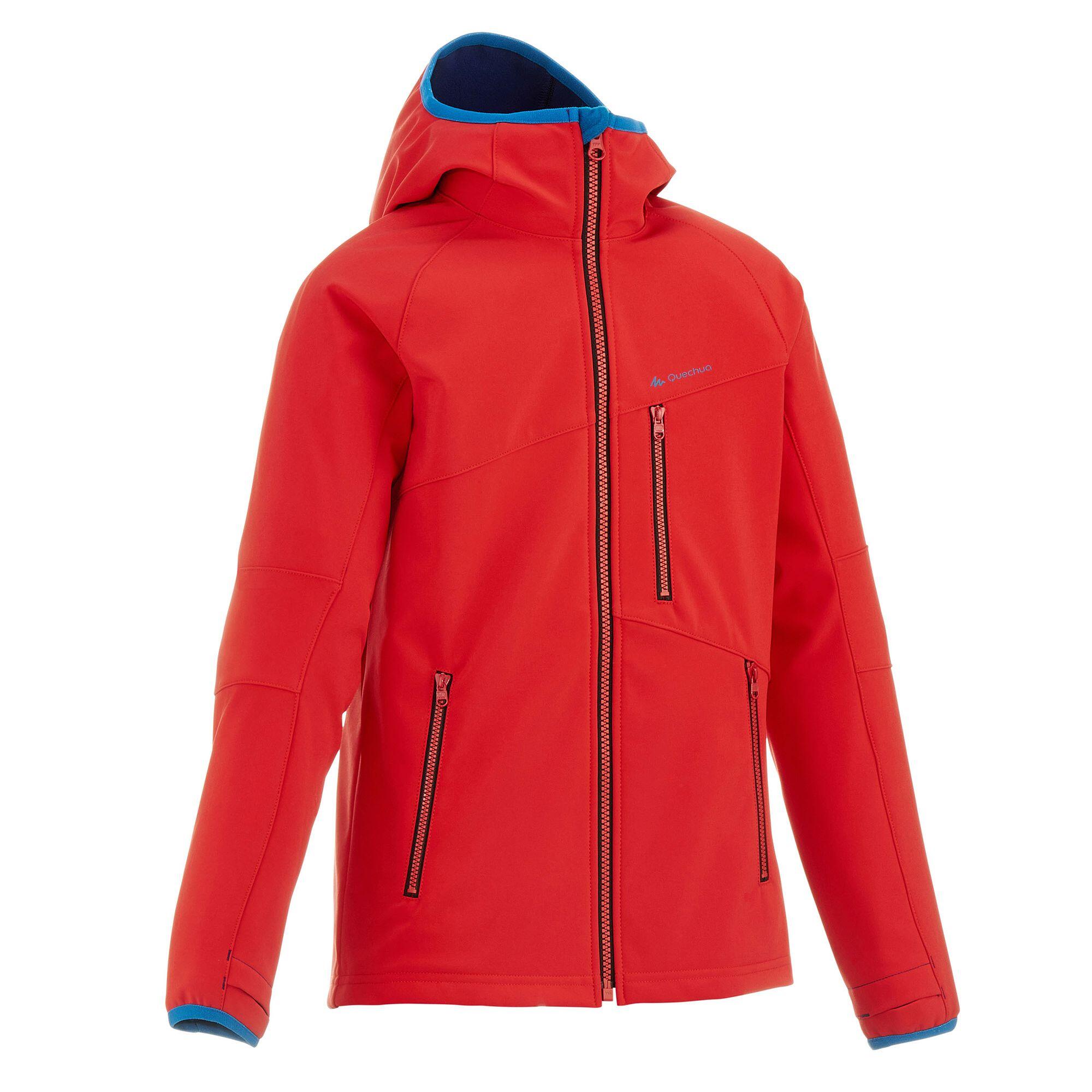 QUECHUA Forclaz 900 Softshell Boy's Hiking - Red