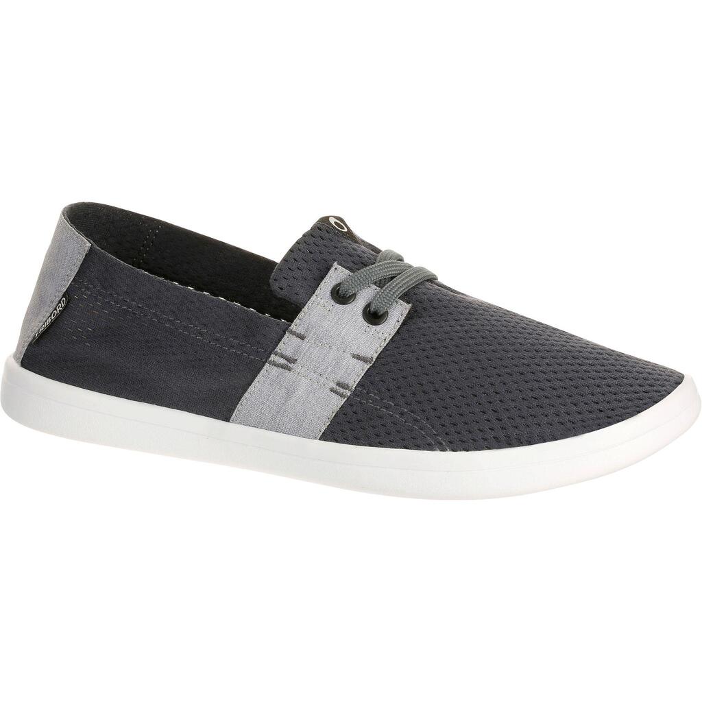 Areeta men's beach shoes - black grey