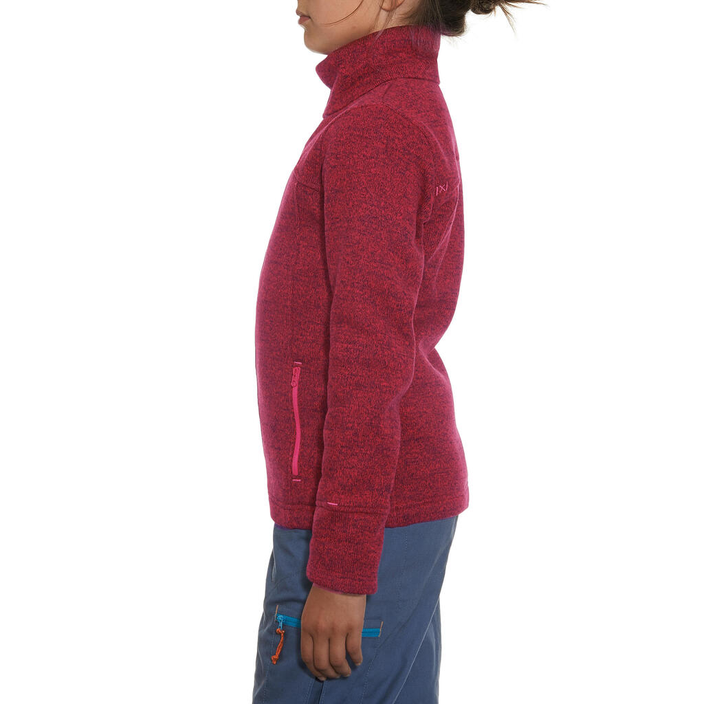 Pullover Arpenaz 500 Kinder rot
