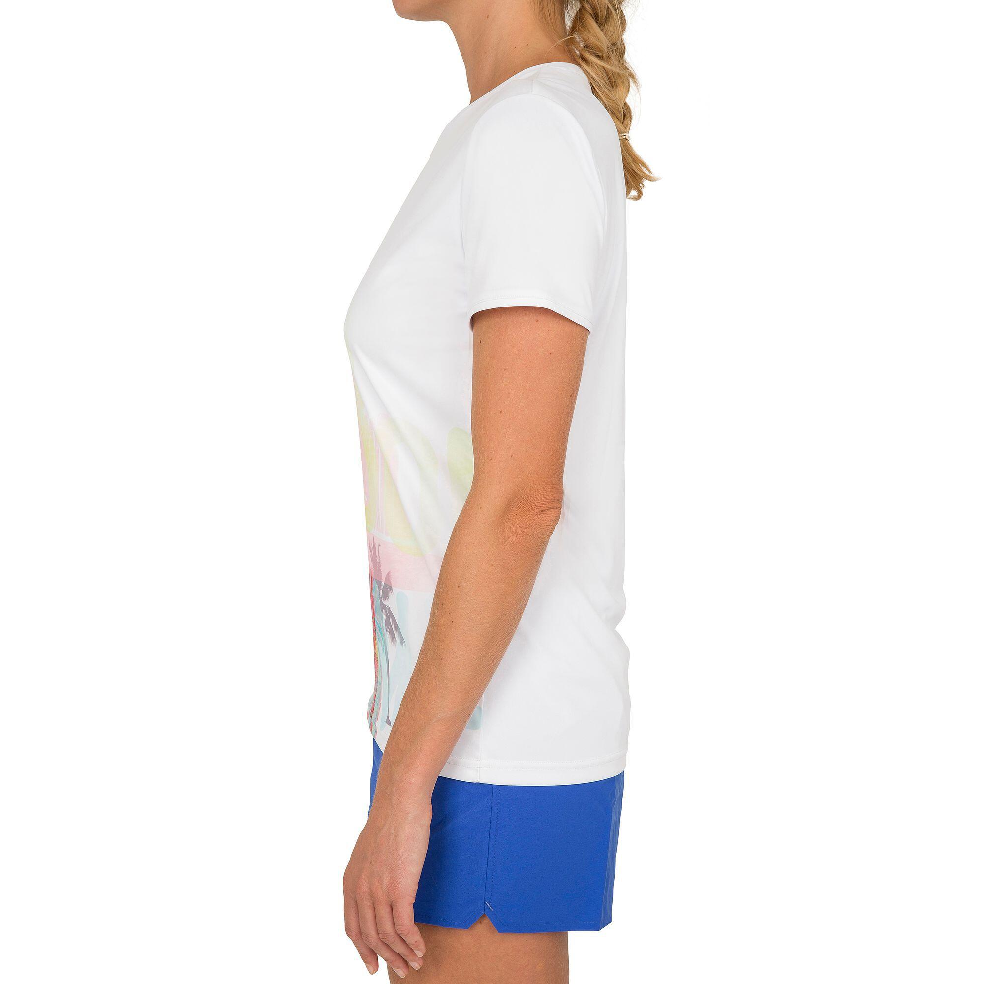 UV-resistant Short-Sleeved Women’s Water T-Shirt - White 6/9