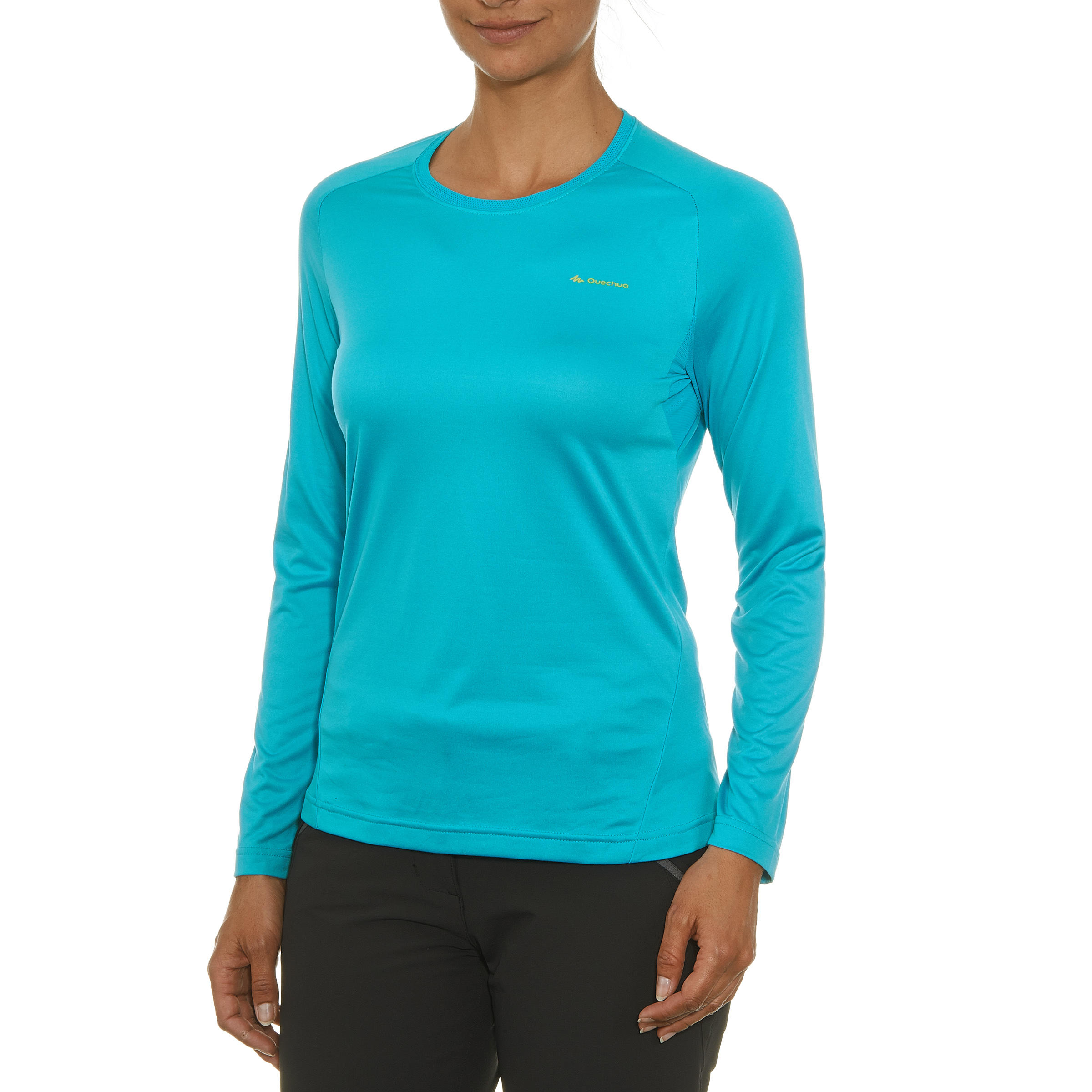 Techfresh 50 Women's Long-Sleeved Hiking T-Shirt - Blue 2/10