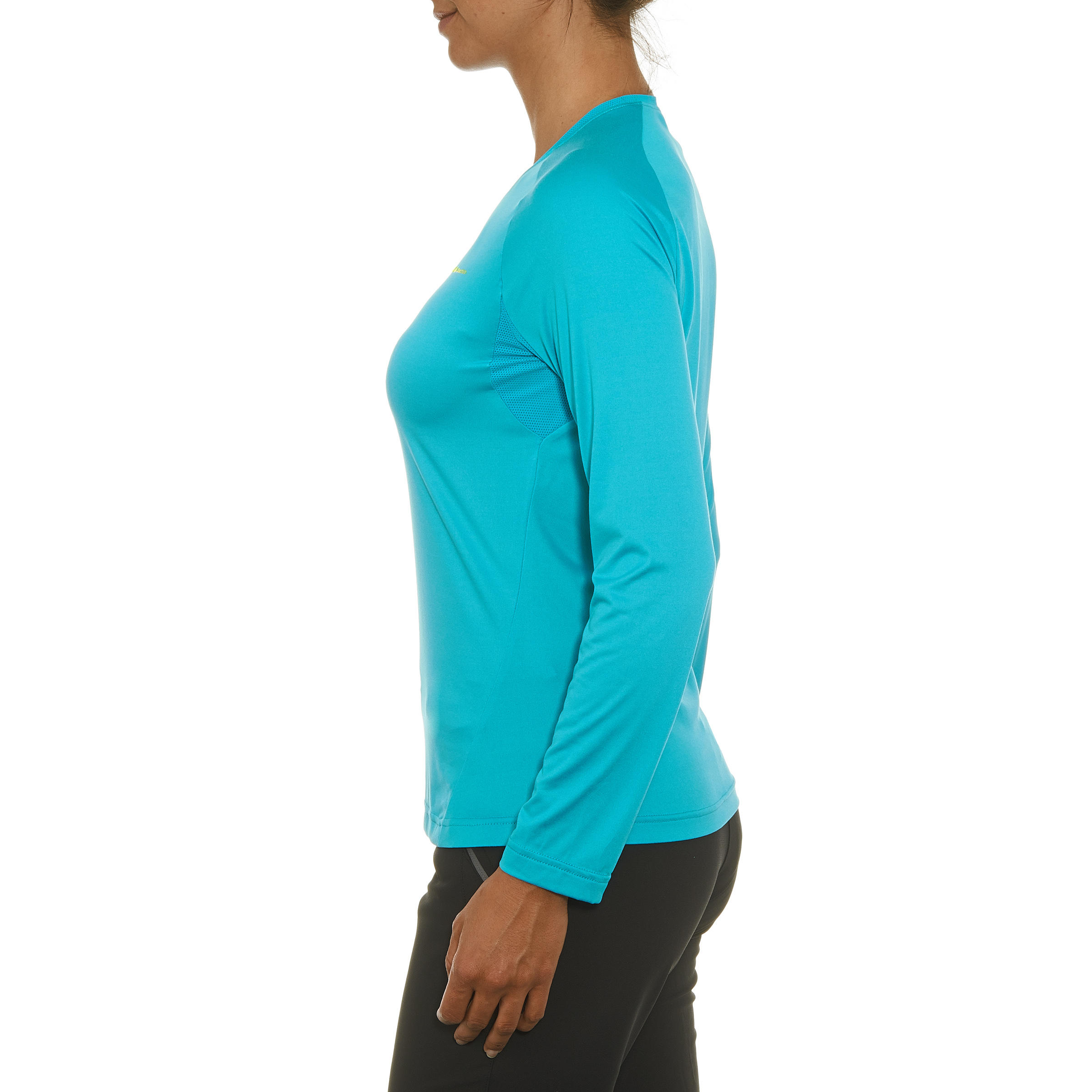 Techfresh 50 Women's Long-Sleeved Hiking T-Shirt - Blue 4/10