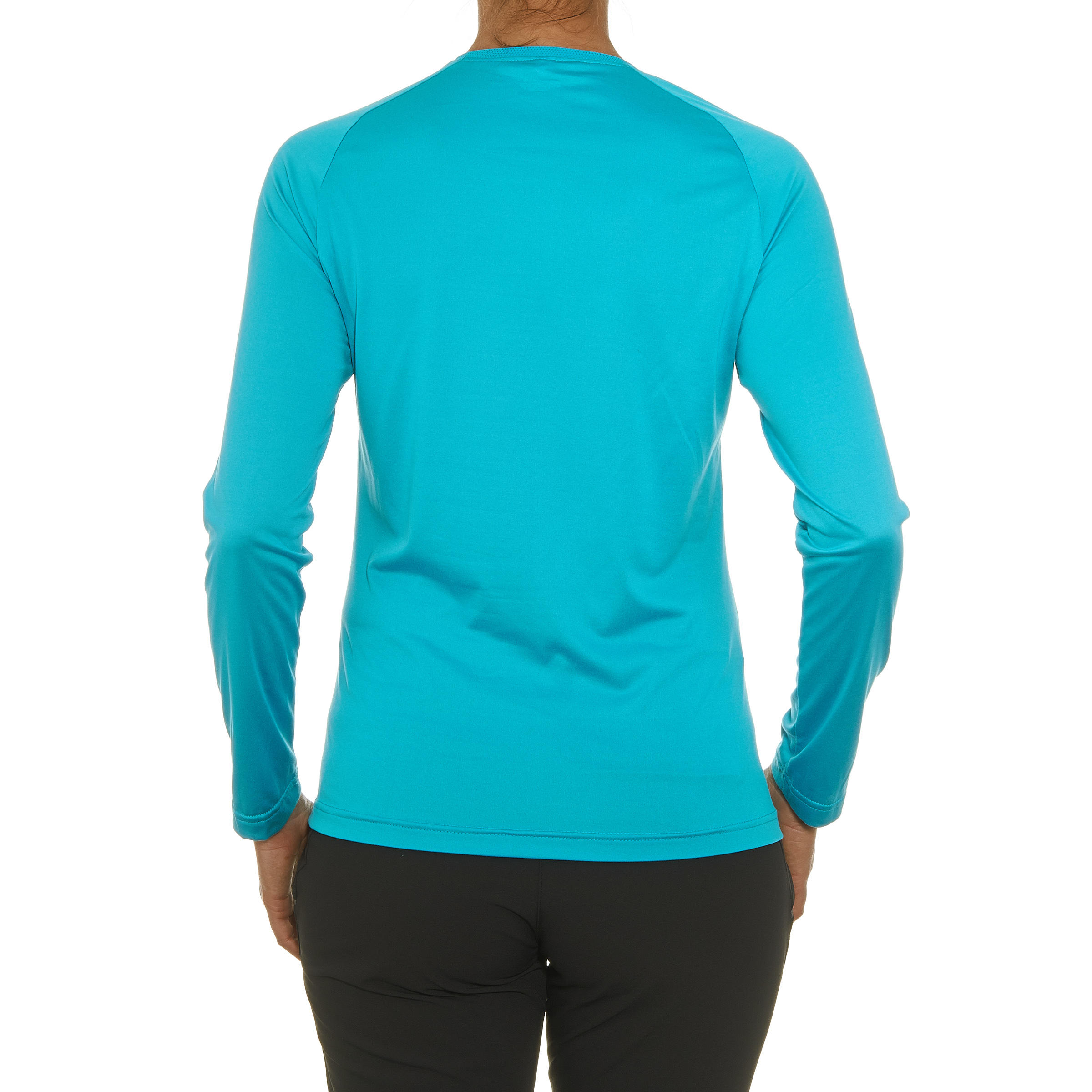 Techfresh 50 Women's Long-Sleeved Hiking T-Shirt - Blue 3/10