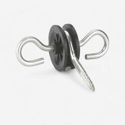 Isolateurs double ancrage fil et cordelette pour porte de clôtures équitation x6