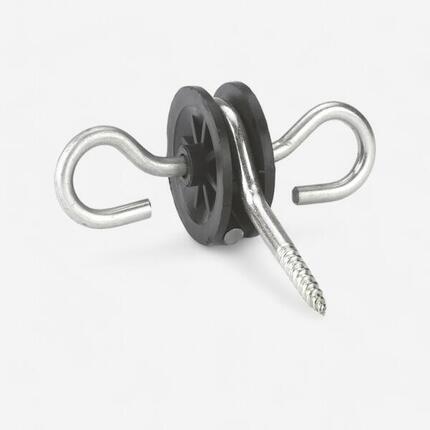 Isolateurs équitation double ancrage fil et cordelette pour porte de clôtures x6