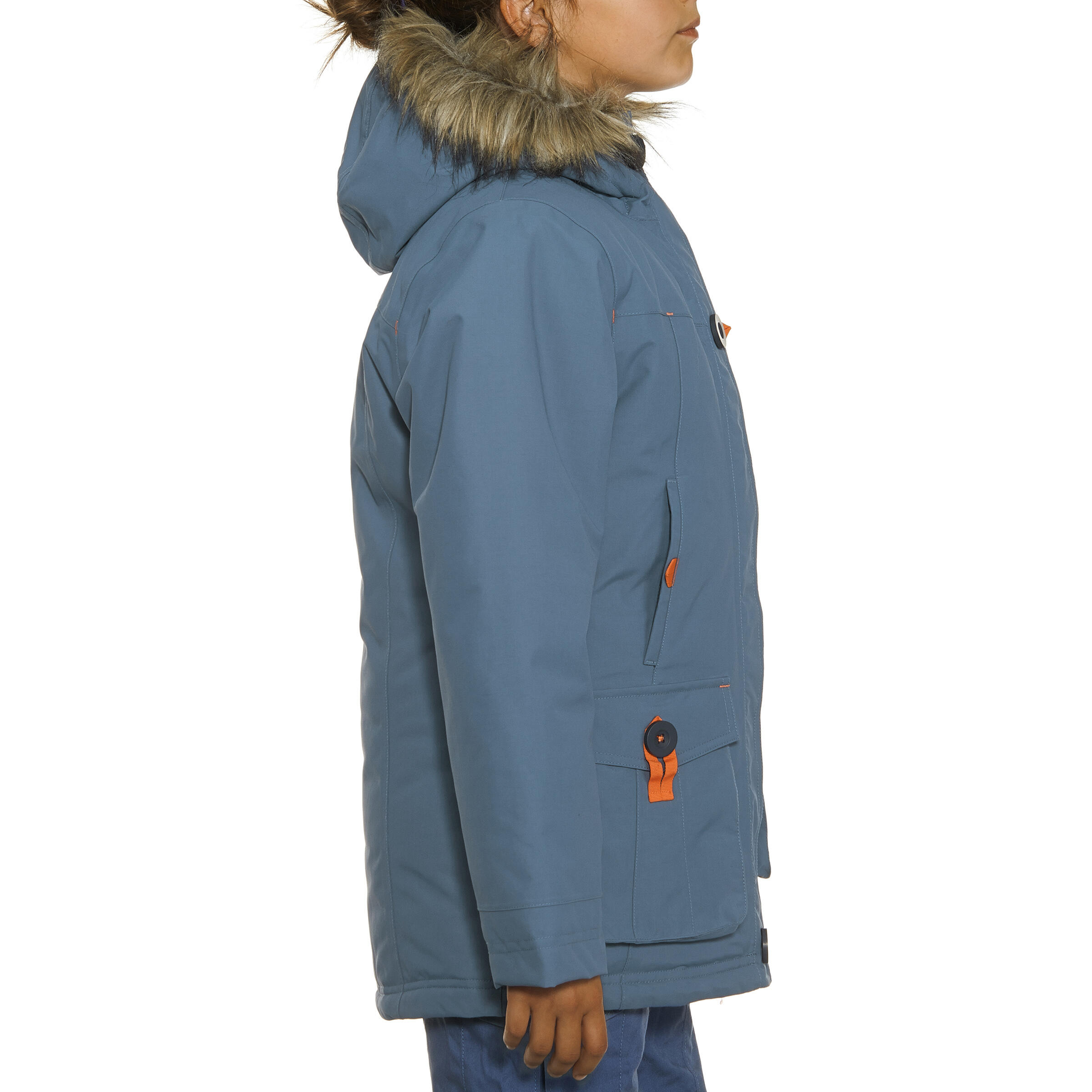 Arpenaz 900 Girls' Hiking Jacket - Blue/Grey 6/18