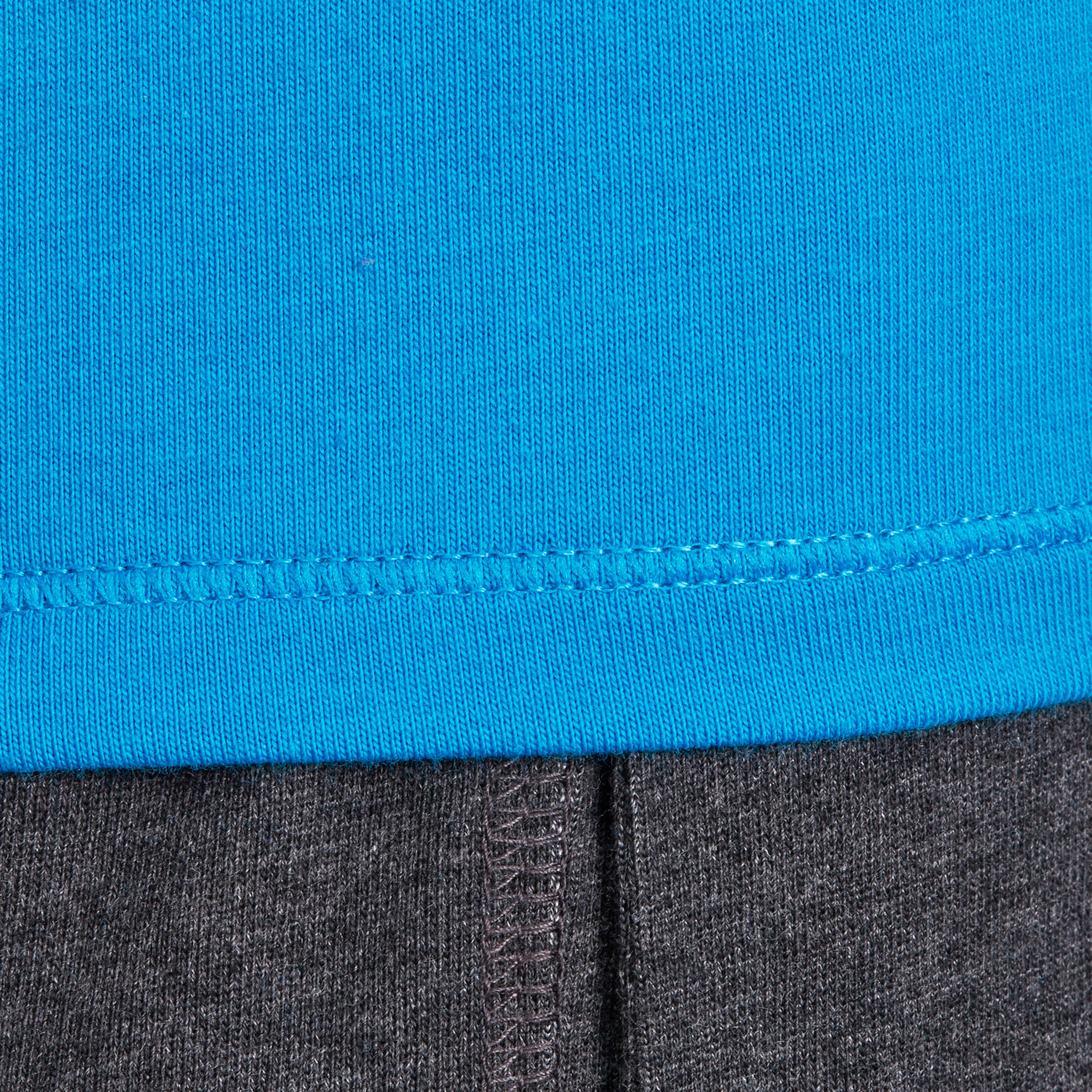 Active Short-Sleeved Slim-Fit Fitness T-Shirt - Light Blue 8/11